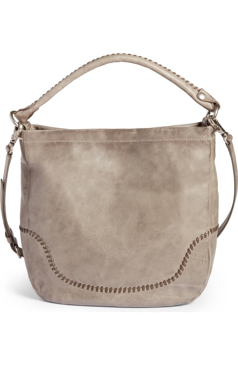 Frye Melissa Whipstitch Leather Hobo, Main, color,