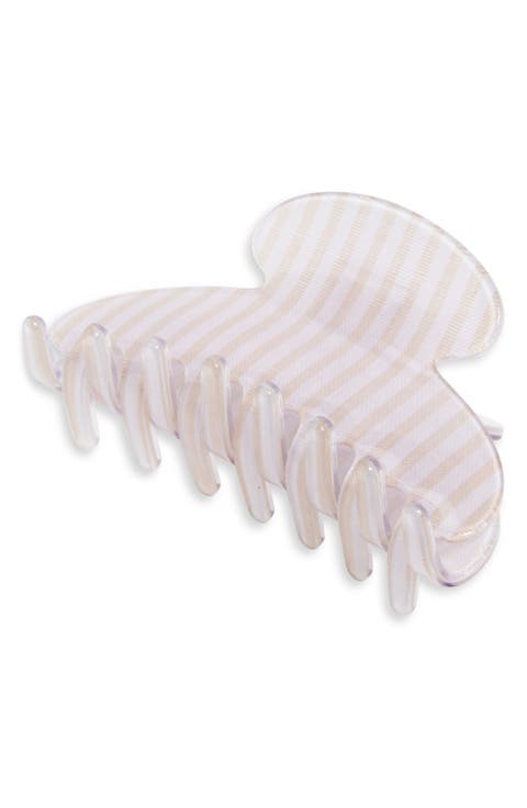 Couture Stripe Claw Clip