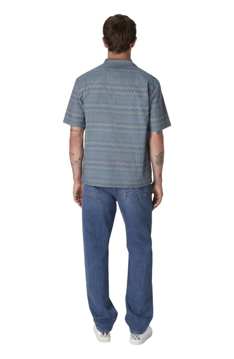 Missoni Bowling Shirt With Zigzag Pattern, Alternate, color, Multicoloured