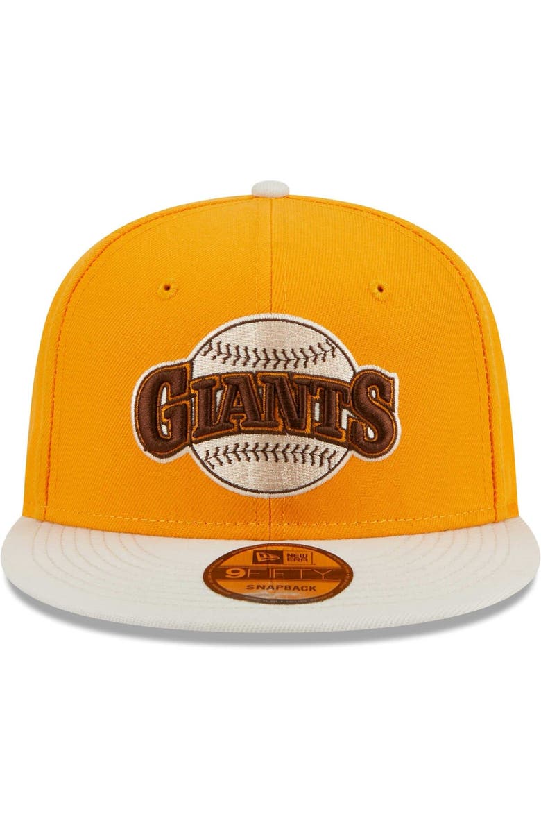 New Era Men's New Era Gold San Francisco Giants Tiramisu 9FIFTY Snapback Hat, Alternate, color, Gold