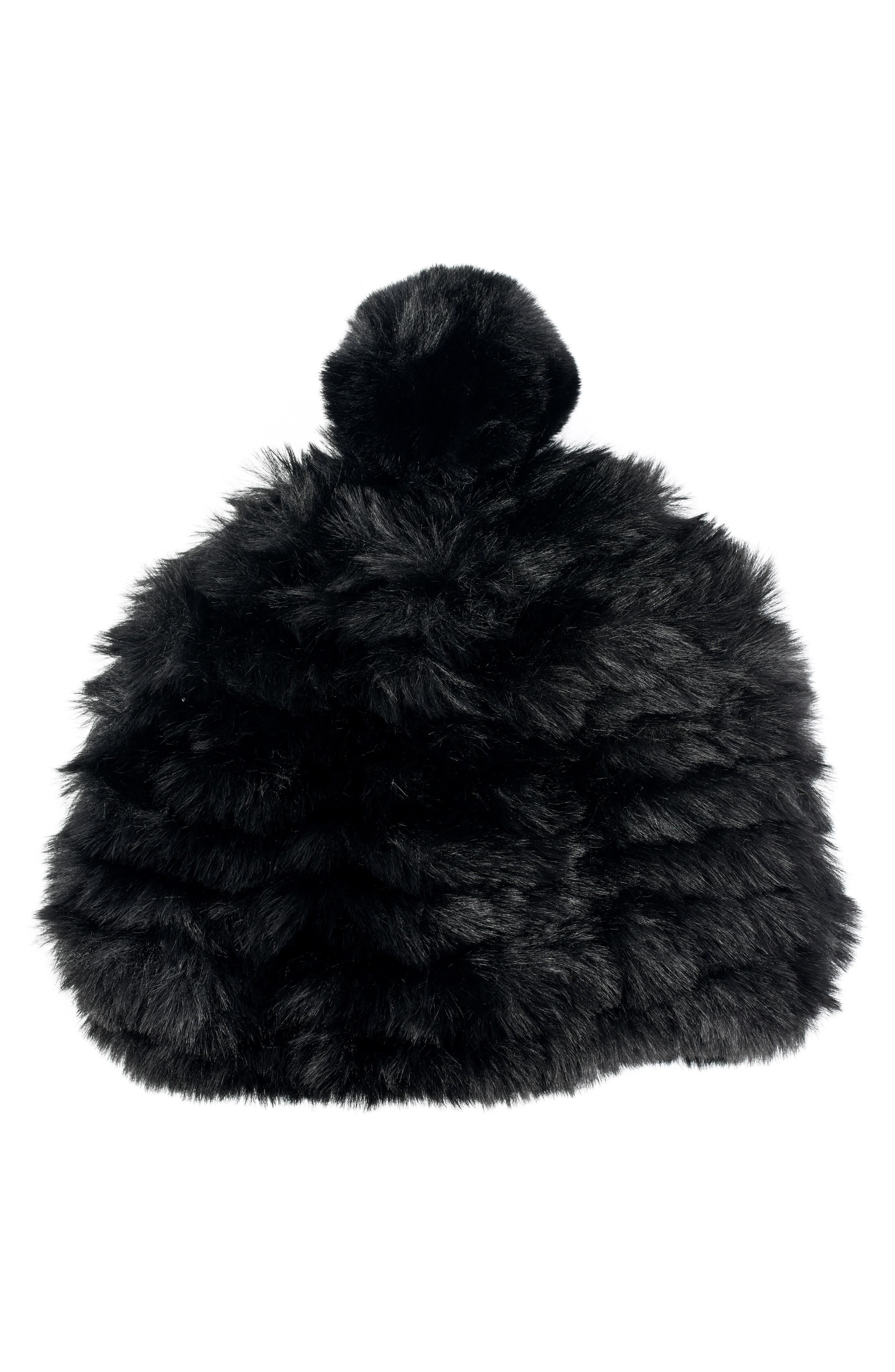 MARCUS ADLER Faux Fur Beanie