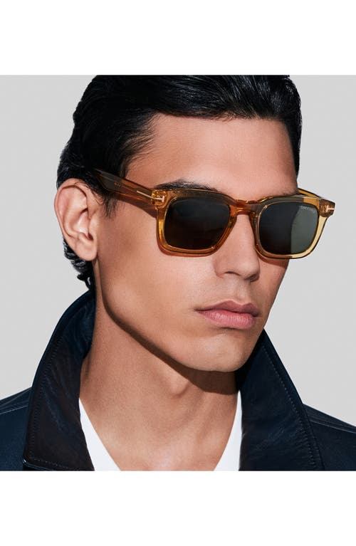 Tom Ford Dax 50mm Square Sunglasses