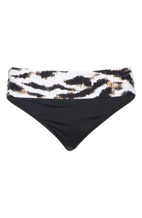 Safari Eden Foldover Hipster Bikini Bottoms