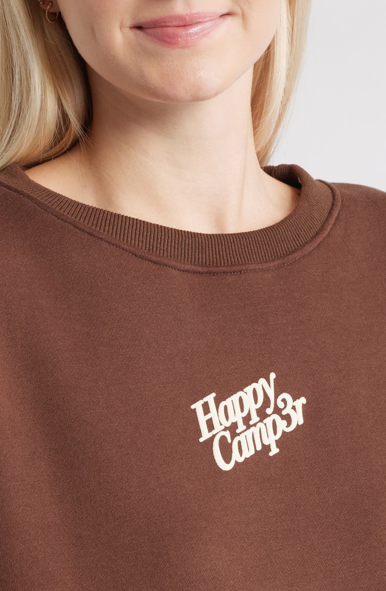 HAPPY CAMP3R I'll Always Love You Logo Sweatshirt, Alternate, color, Espresso