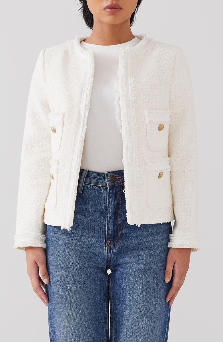 LK Bennett Charlie Tweed Jacket, Main, color,