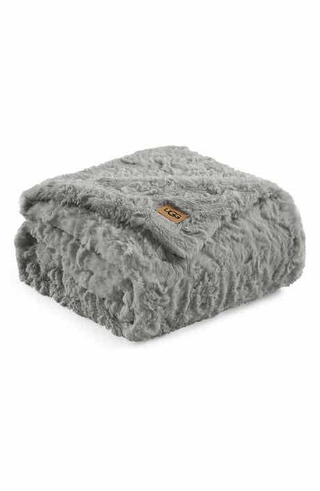 UGG® Adalee Faux Fur Throw Blanket