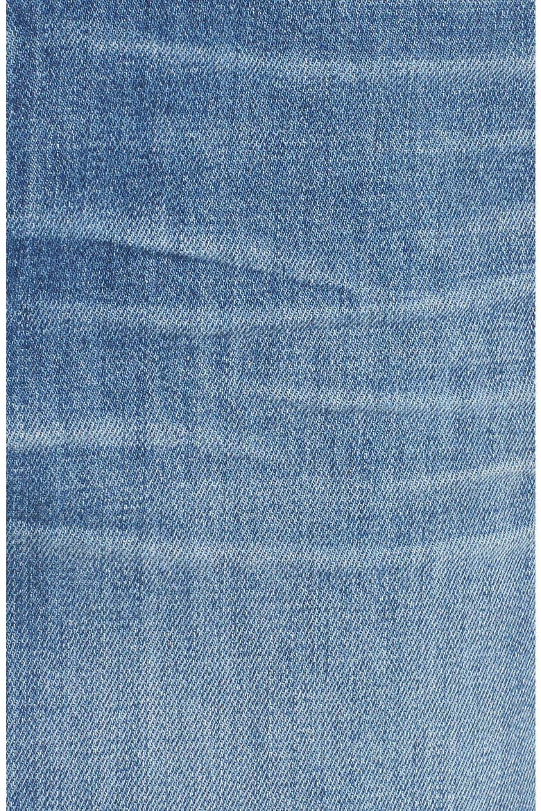 Step Hem Denim Skirt, Alternate, color, BRANDT WASH