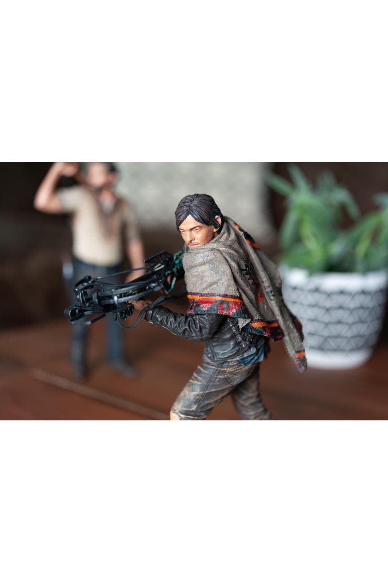 The Walking Dead Daryl Dixon Deluxe Poseable Figure | Measures 10 Inches Tall, Alternate, color, Brown