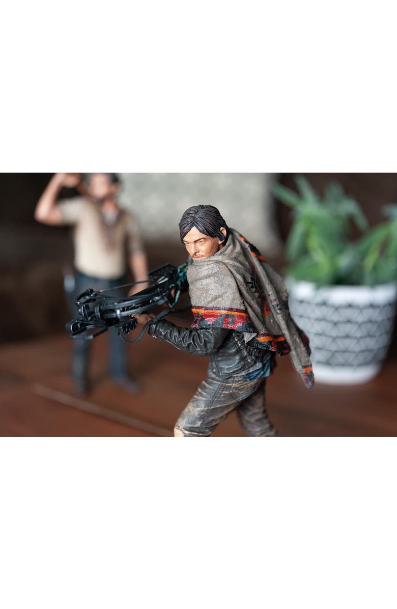Toynk The Walking Dead Daryl Dixon Deluxe Poseable Figure | Measures 10 Inches Tall, Alternate, color, Brown