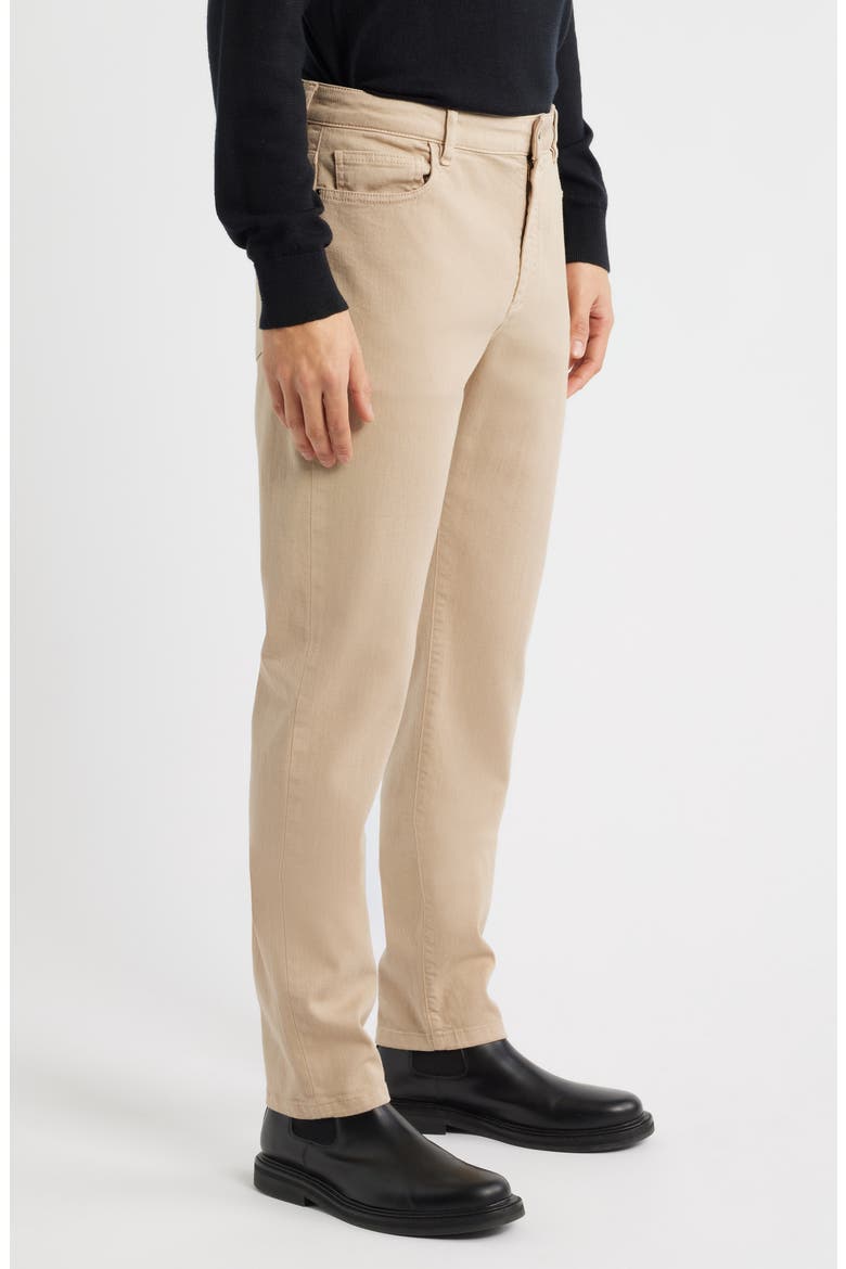 Garment Dyed Bull Denim Jeans, Alternate, color, LIGHT BEIGE