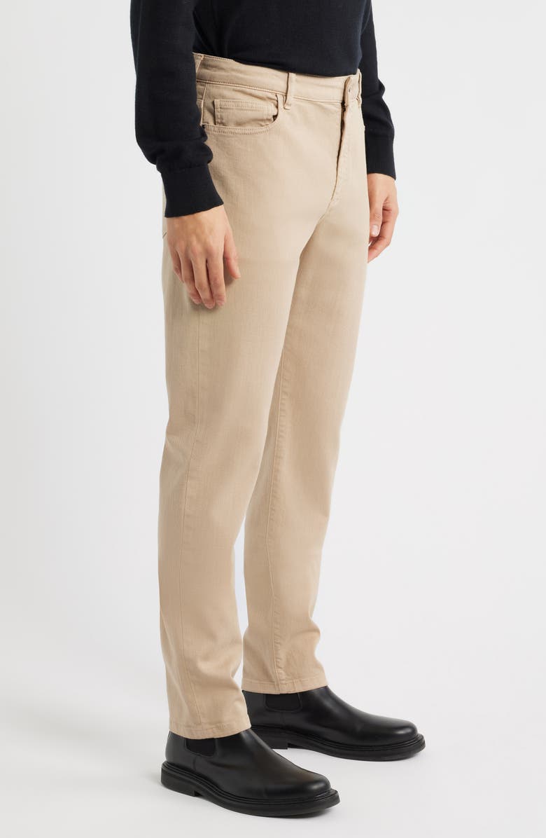 Canali Garment Dyed Bull Denim Jeans, Alternate, color, Light Beige