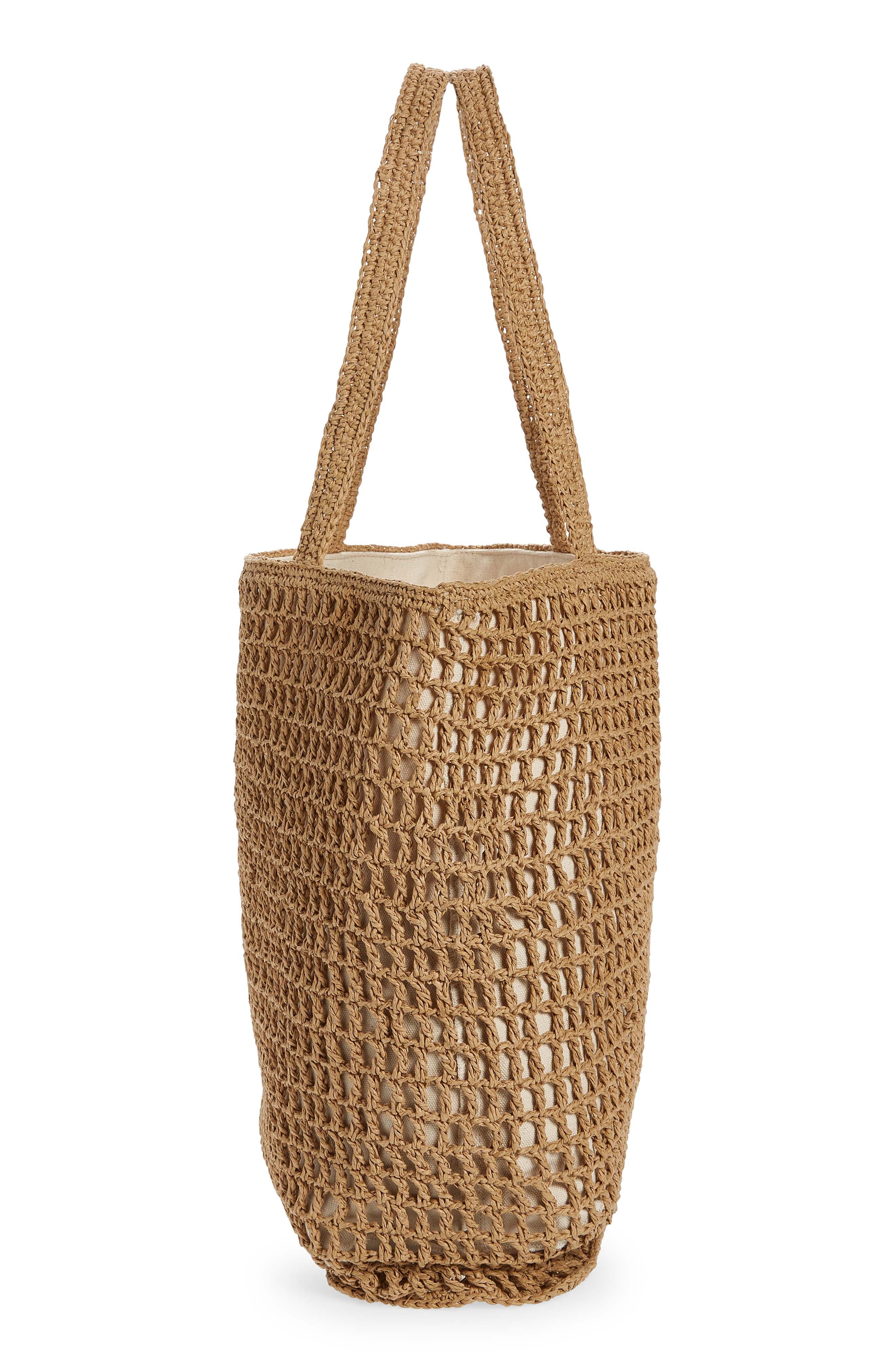 The Transport Tote: Straw Edition, Alternate, color, SEED KHAKI
