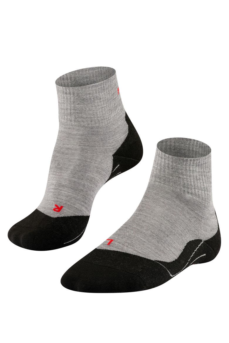 TK5 Wander Short Hiking Socks, Main, color, Light Grey