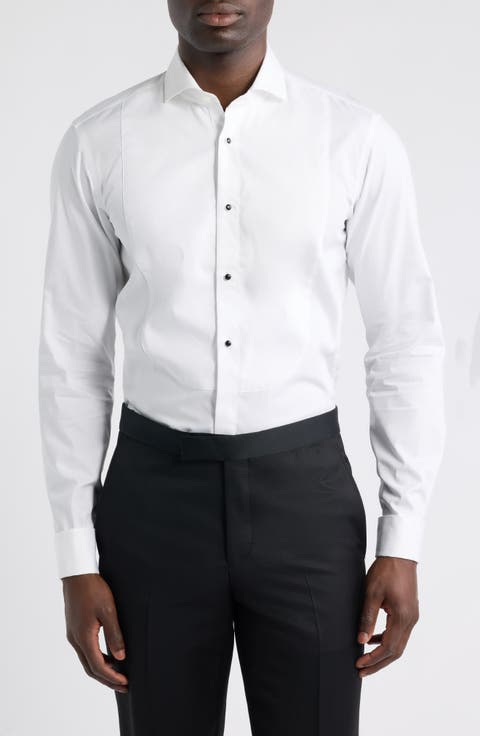 Regular Fit Cotton Tuxedo Shirt
