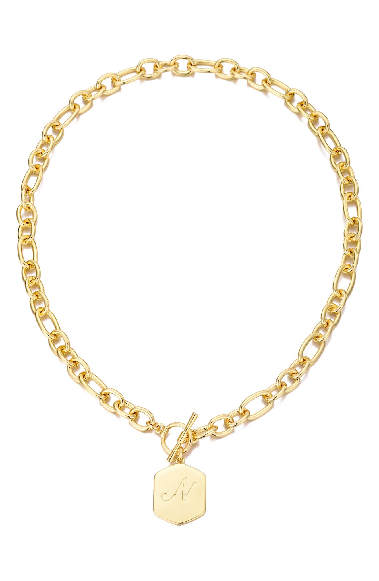 Monogram Initial Pendant Necklace
