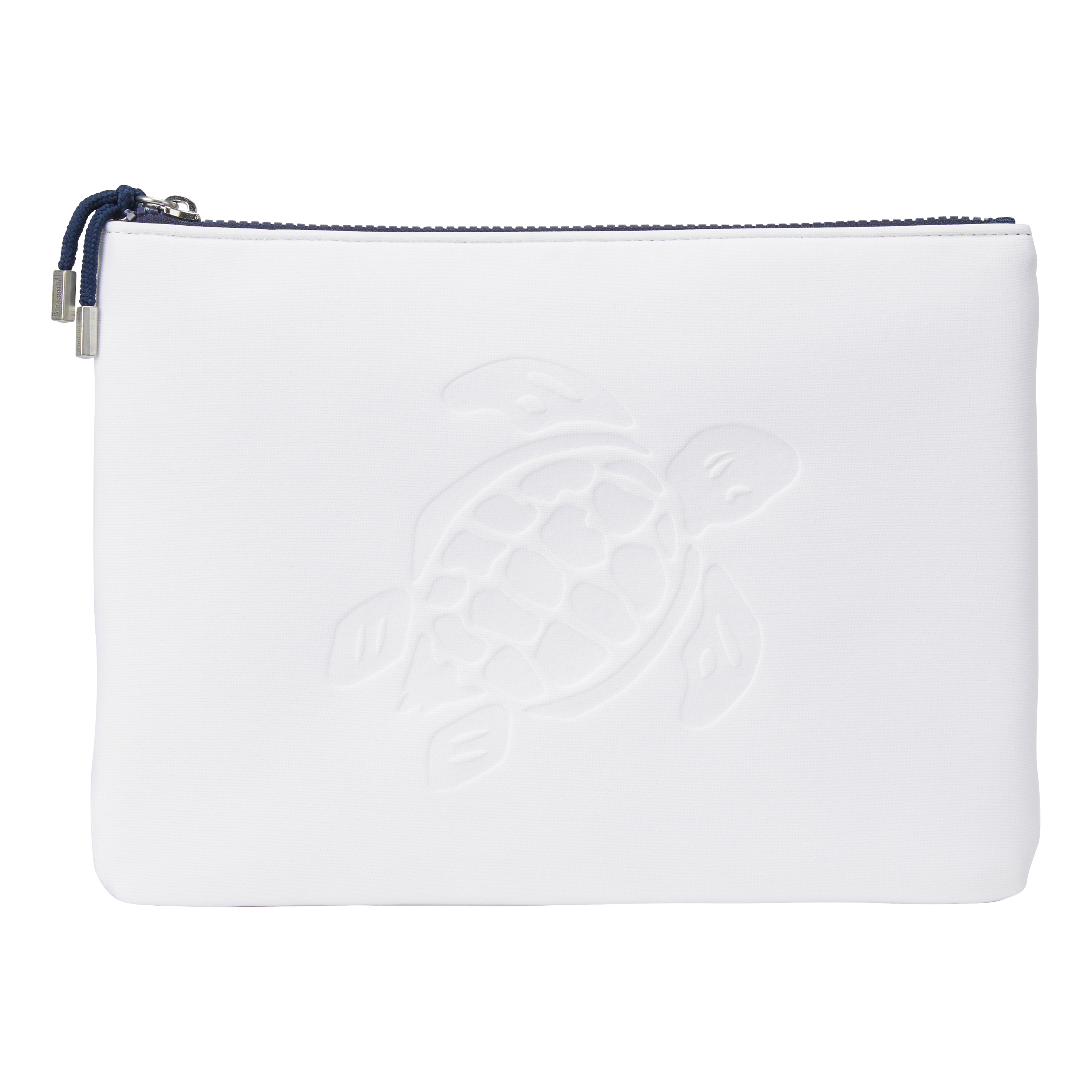 Vilebrequin Neoprene Pouch Solid, Main, color, Blanc