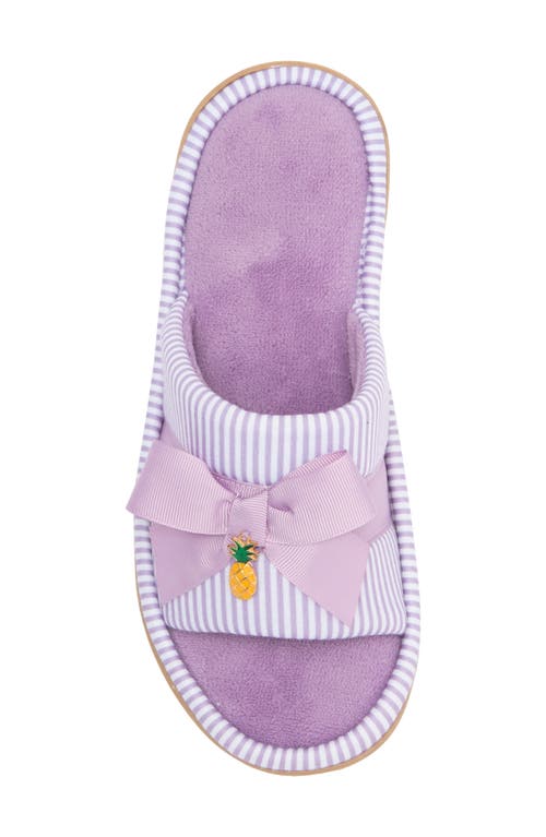 ISOTONER ISOTONER FRUIT CHARM SCUFF SLIPPER