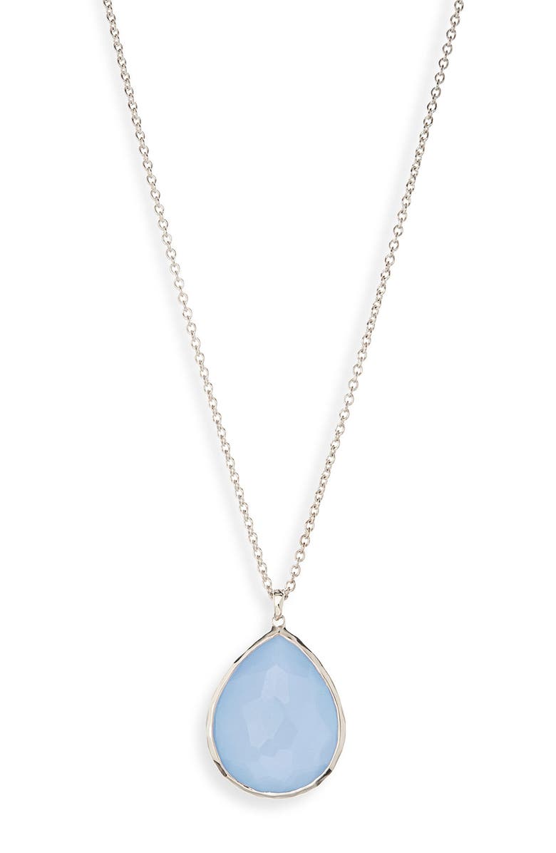 Ippolita Rock Candy<sup>®</sup> Mini Teardrop Pendant Necklace, Main, color, Moss