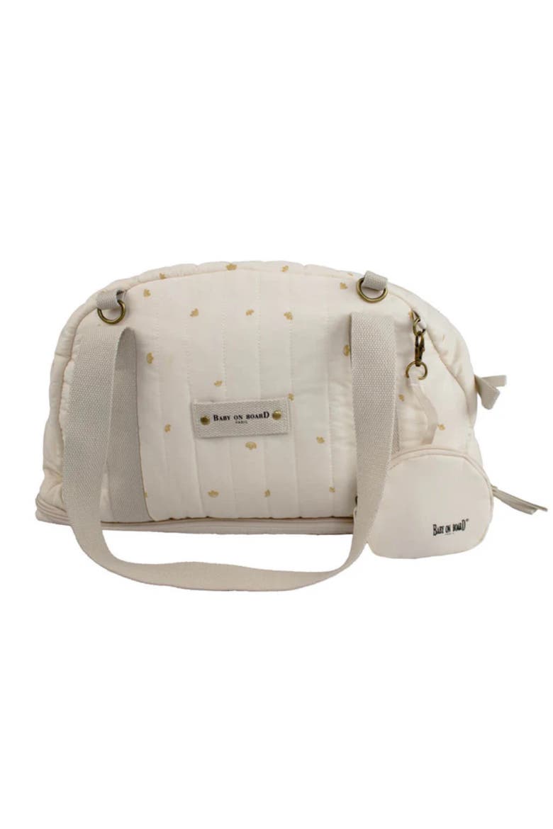 Duodoune Diaper Bag, Main, color, Cream