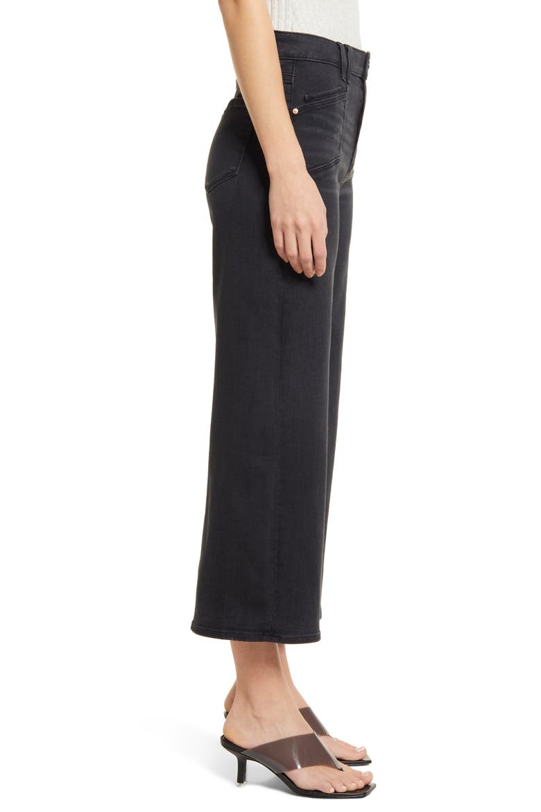 Anessa High Waist Crop Wide Leg Jeans, Alternate, color, RENETTA