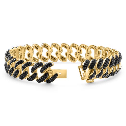 Bliss Diamond 14mm Cuban Link Bracelet 52 Gram Gold 8.5" In Gold
