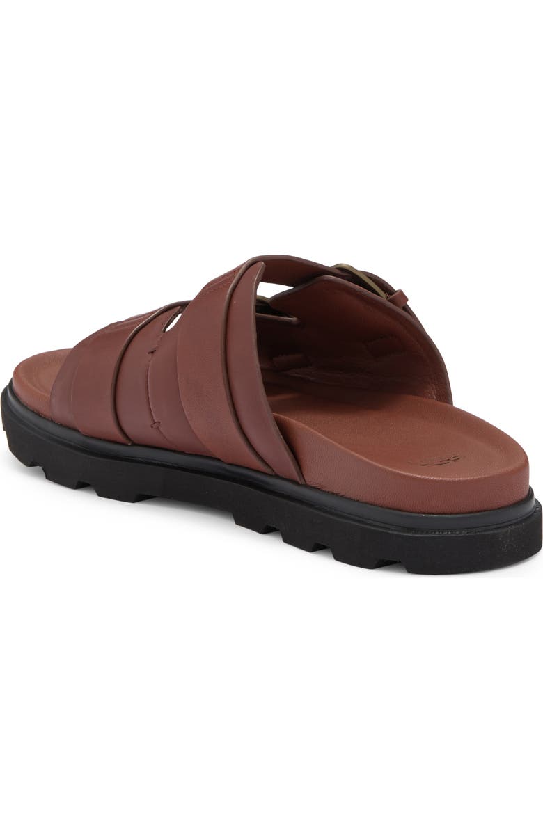 UGG<sup>®</sup> Capitola Buckle Slide Sandal, Alternate, color, Cognac