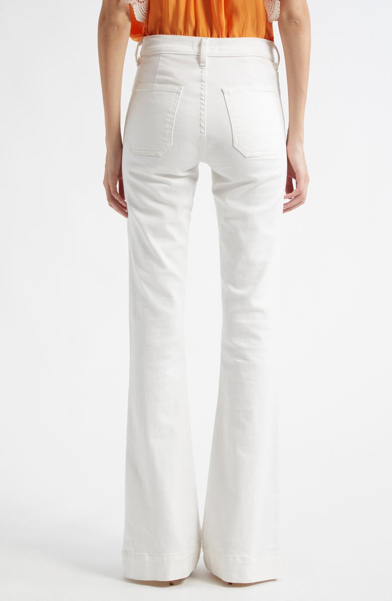 Ramy Brook Cindy Exposed-Button Fly Wide Leg Jeans, Alternate, color, 