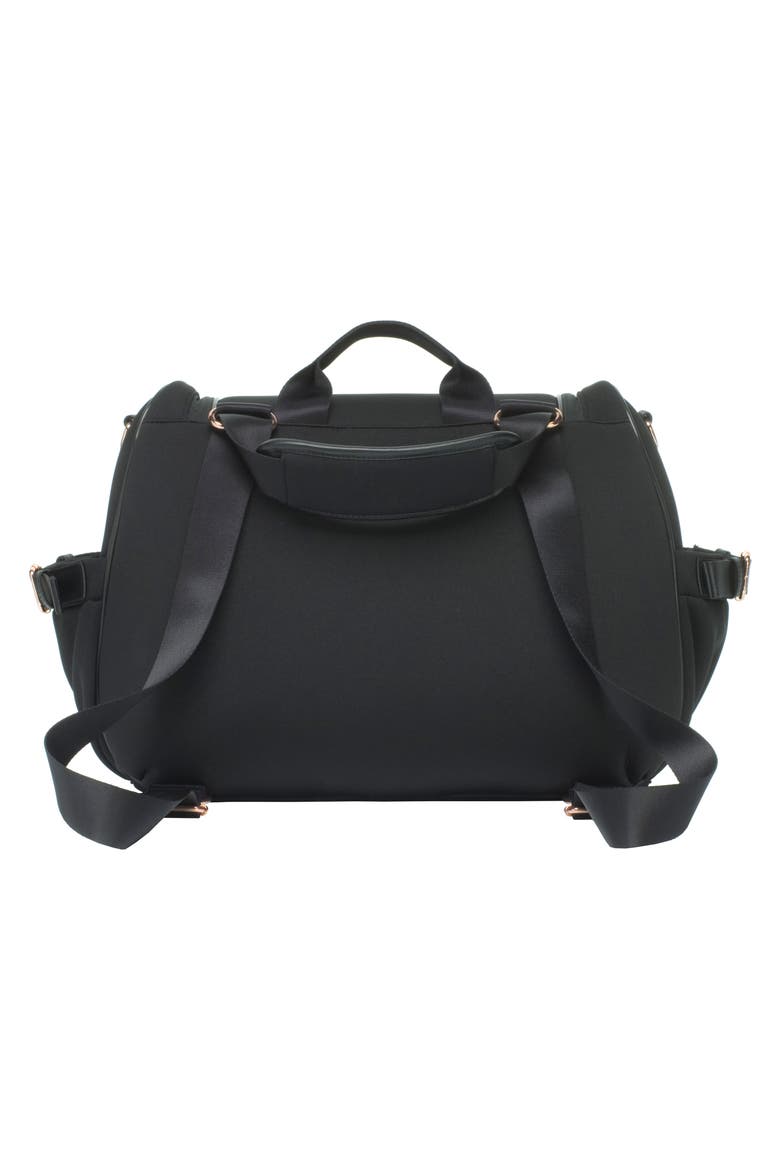 Poppy Lux Convertible Diaper Bag, Alternate, color, SCUBA BLACK