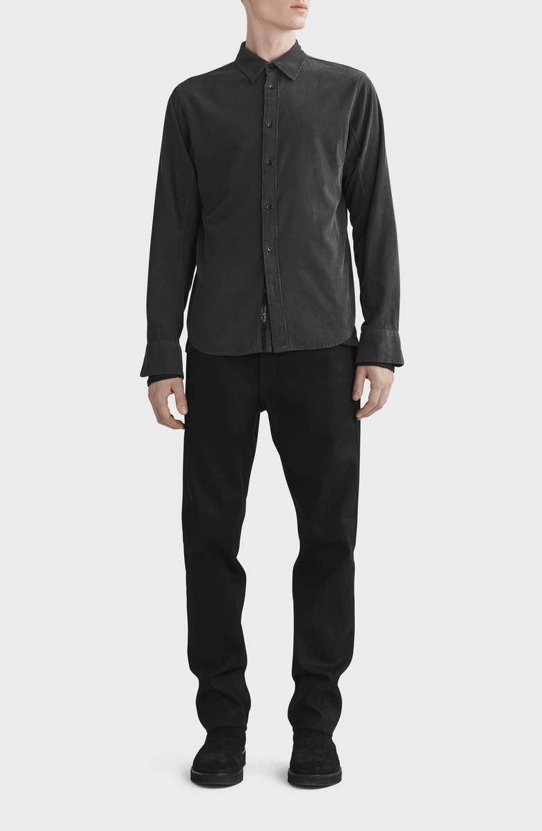 rag & bone Fit 2 Cotton Corduroy Button-Up Shirt, Alternate, color, 
