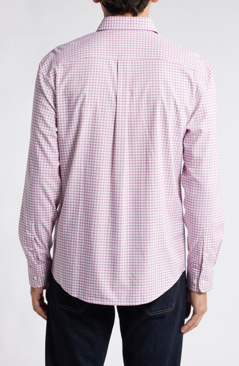 johnnie-O Dean Check Performance Button-Up Shirt, Alternate, color,