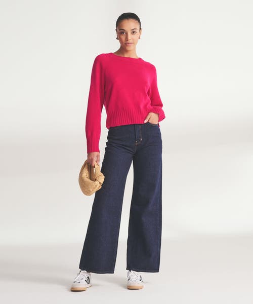 Naadam Signature Cashmere Raglan Crewneck Sweater