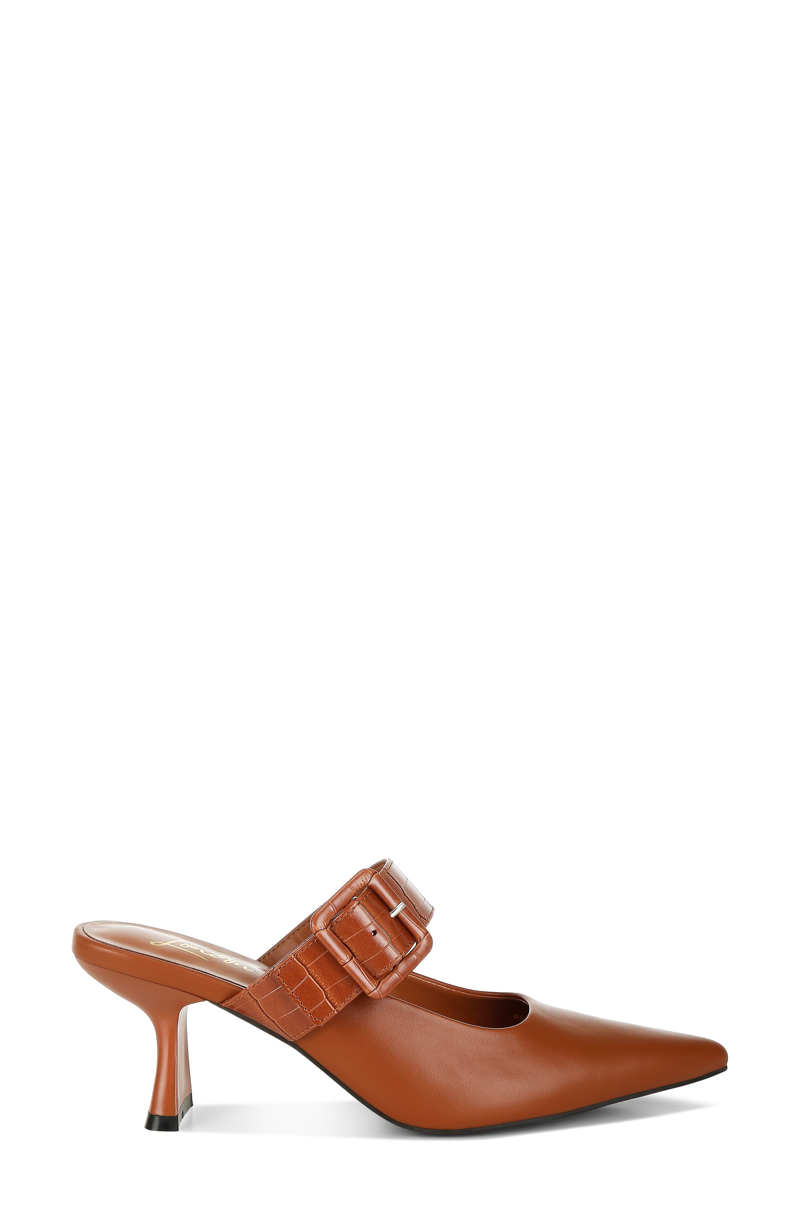 Pointed Toe Mule, Alternate, color, TAN