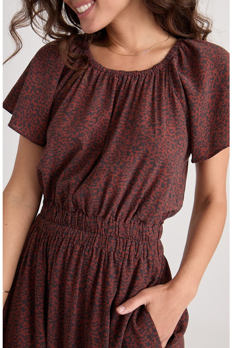 Ivy Animal Print Cutout Maxi Dress, Alternate, color, CHEETAH