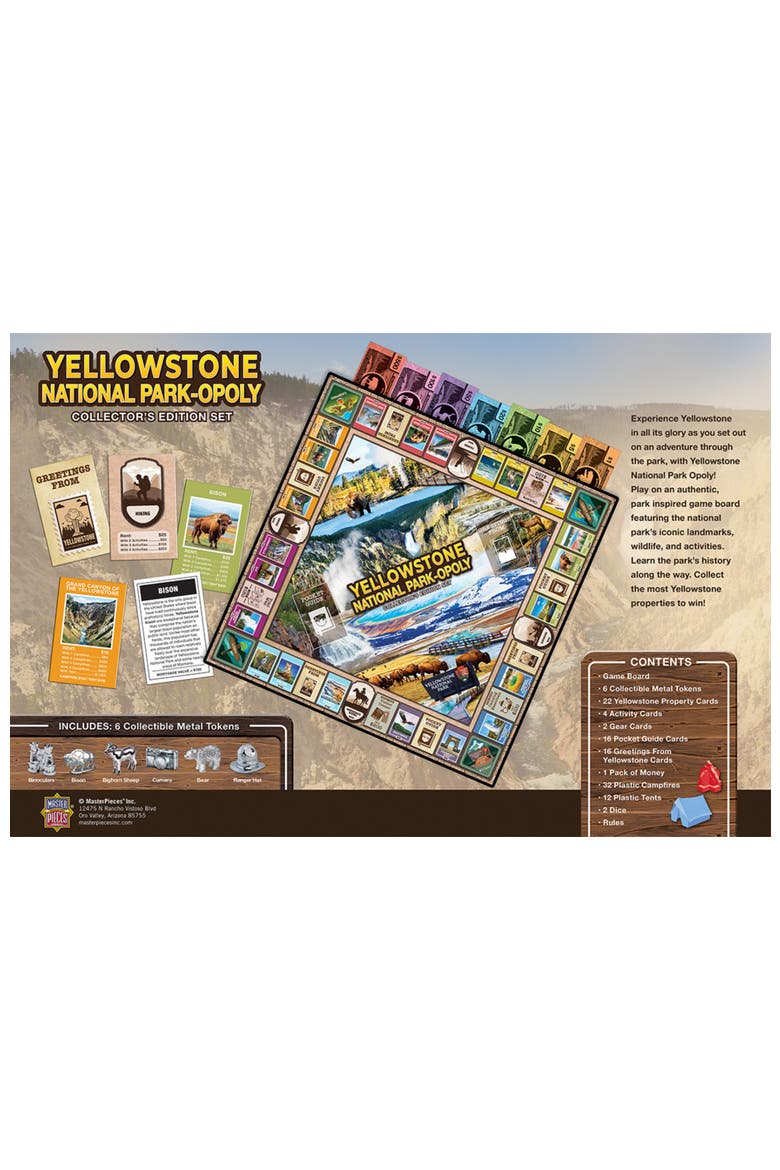 Yellowstone National Park Opoly, Alternate, color, Multicolor