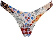 Agua Bendita Ilu Quilt Reversible Bikini Bottoms