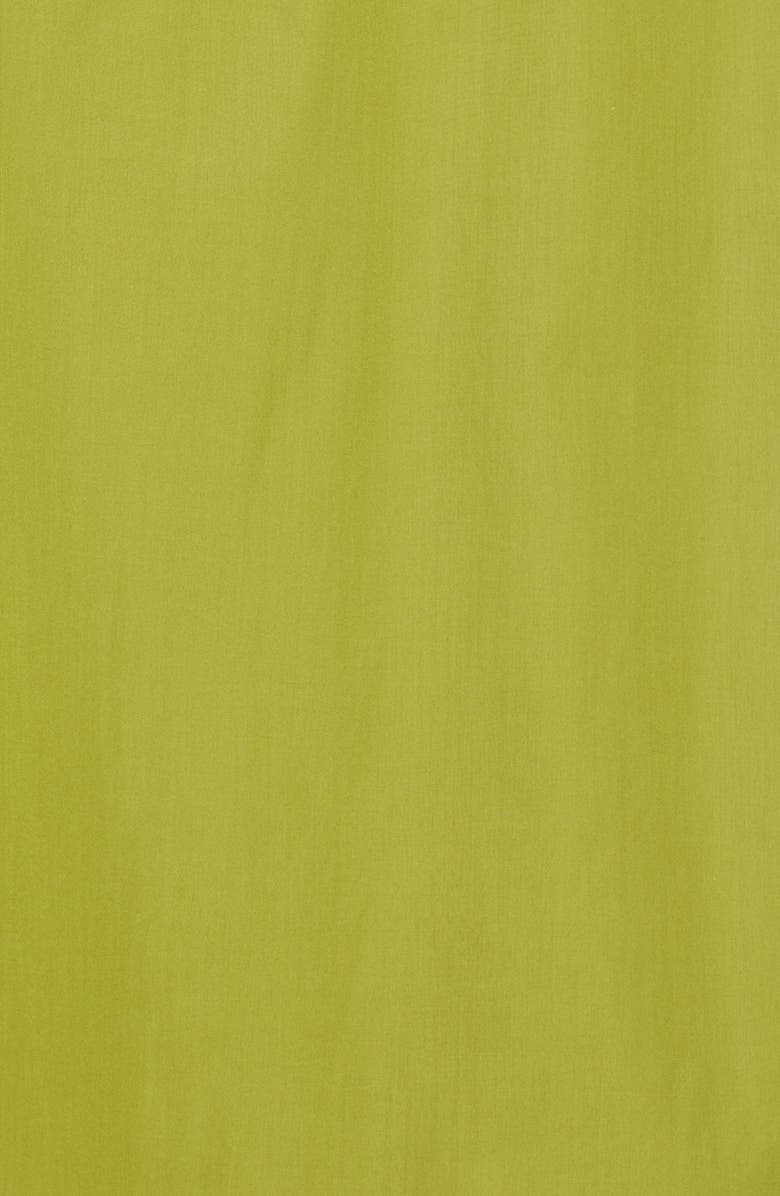 Max Mara Olive Green Cotton Shirtdress, Alternate, color, 