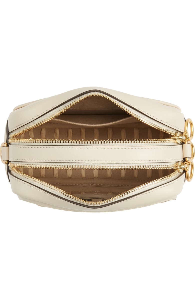 Tory Burch Perry Bombé Straw Mini Woven Crossbody Bag, Alternate, color,