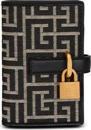 Balmain Pulse Holder monogram jacquard card holder