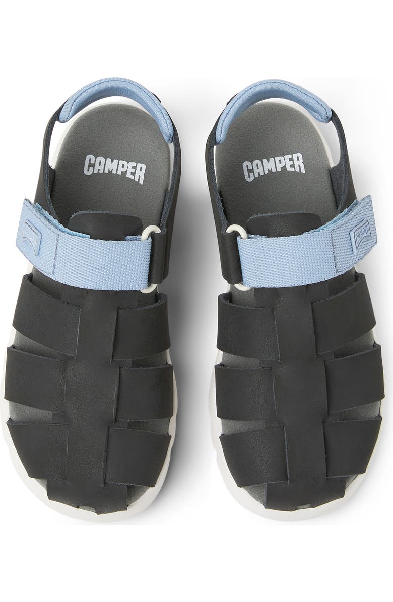 Camper Kids' Oruga Sandal, Alternate, color, Black