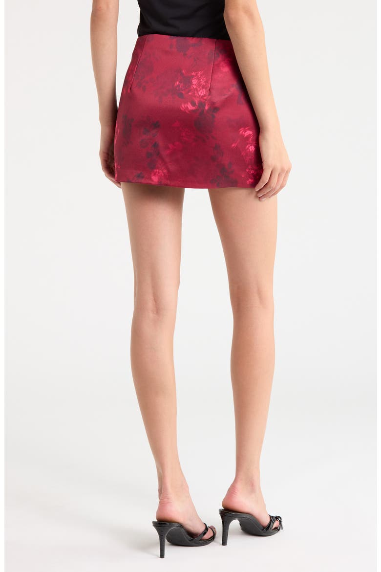 Lovesita Bow Miniskirt, Alternate, color, FLORAL