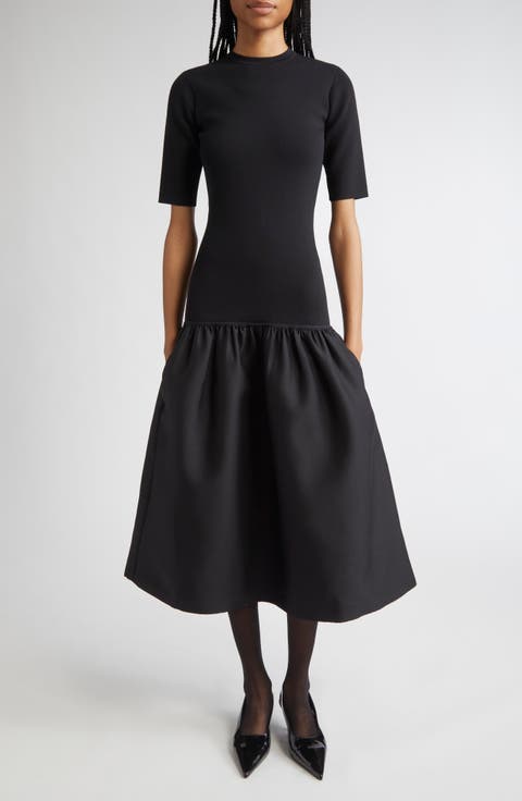 Twinflower Flounce Sweater Dress