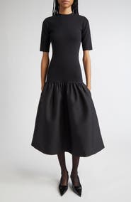 TOTEME Twinflower Flounce Sweater Dress