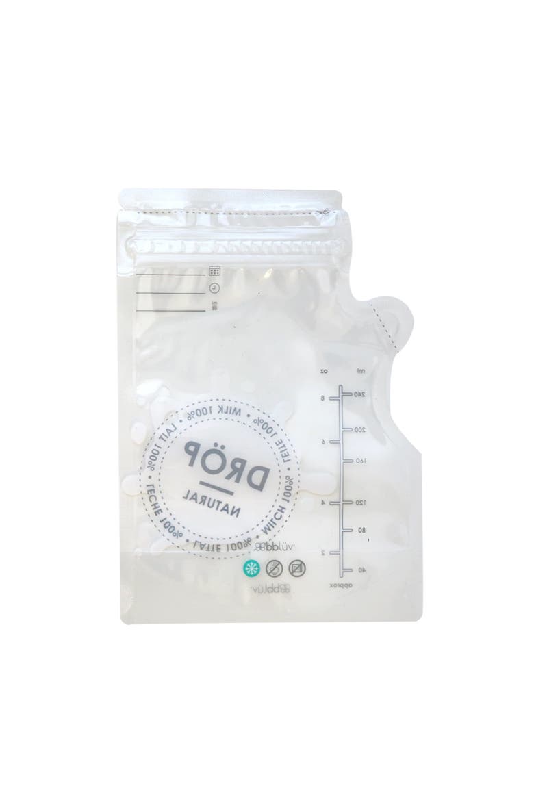Drop - Breastmilk Storage Bags, Alternate, color, White