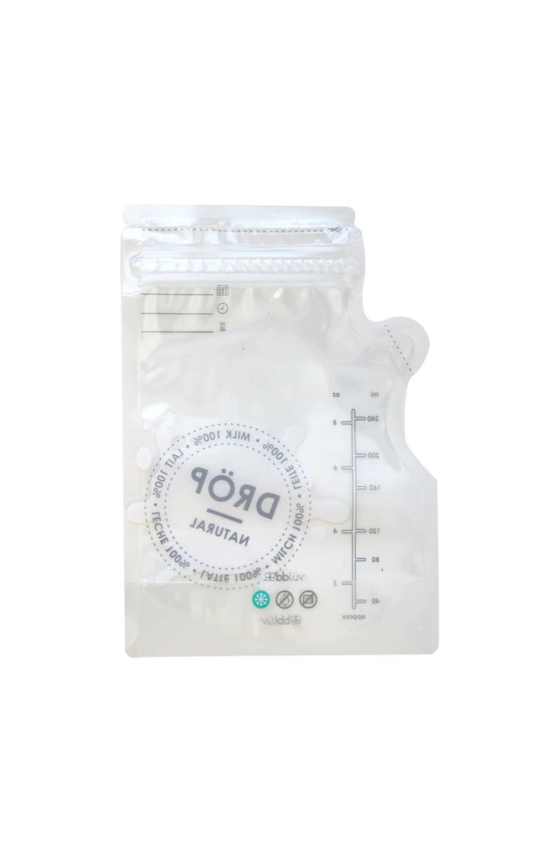 bbluv Drop - Breastmilk Storage Bags, Alternate, color, White