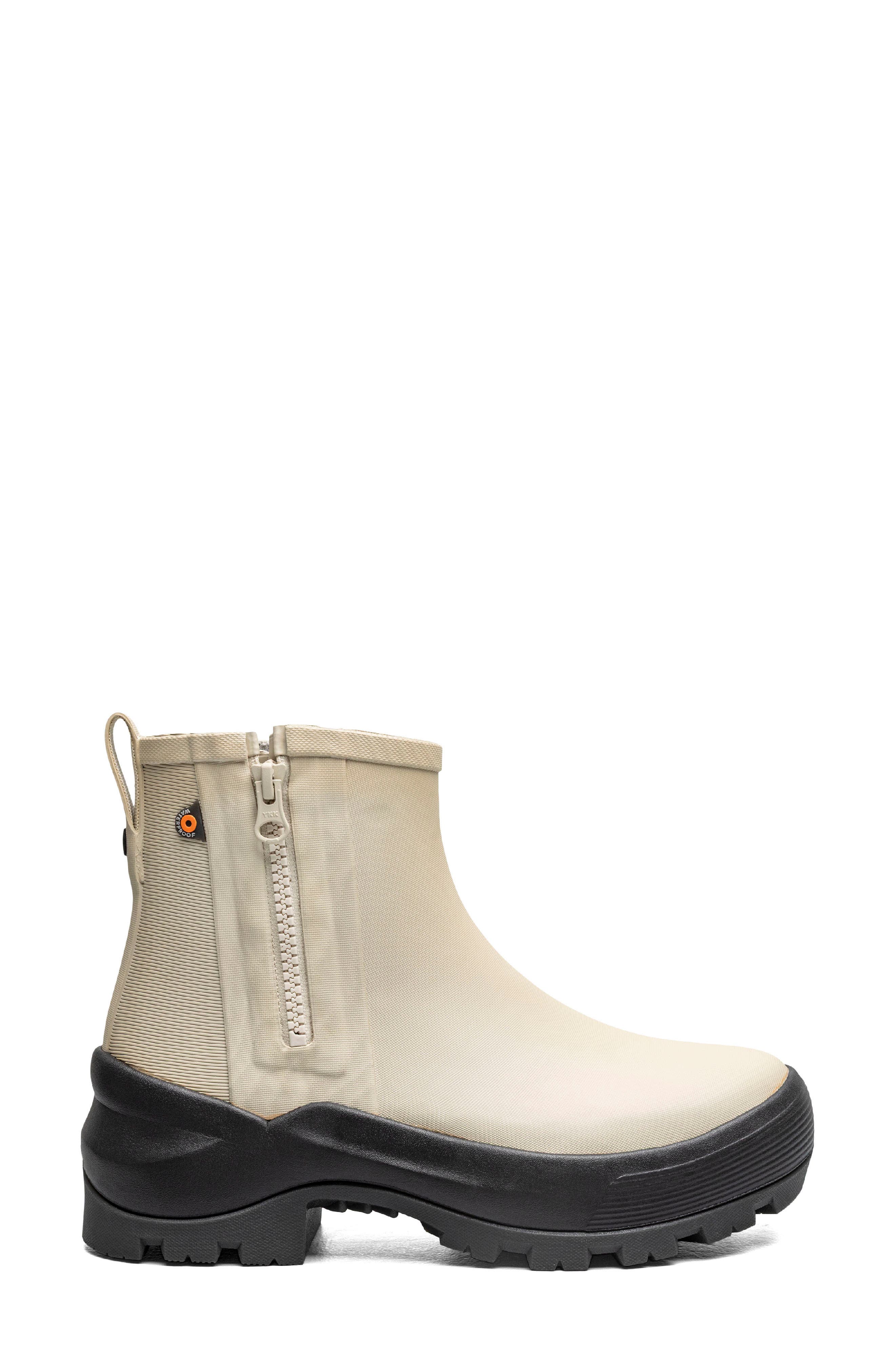 Piper Zip Rain Bootie, Alternate, color, OATMEAL