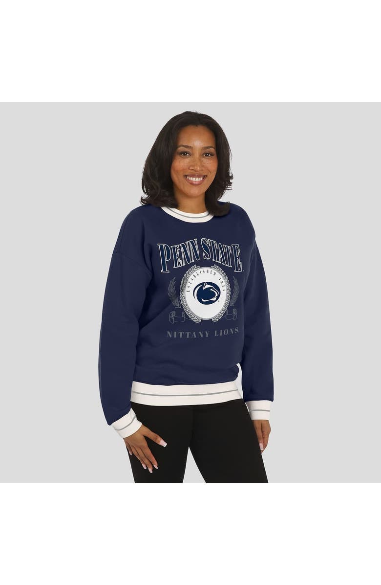 WEAR by Erin Andrews Women's WEAR by Erin Andrews Navy Penn State Nittany Lions Seal Sweatshirt, Alternate, color, Navy