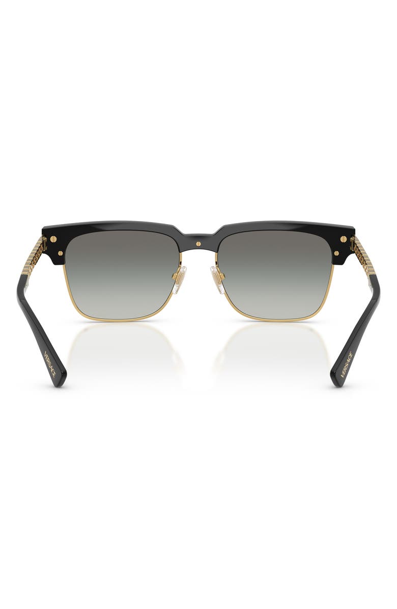 Versace 55mm Gradient Square Sunglasses, Alternate, color, 
