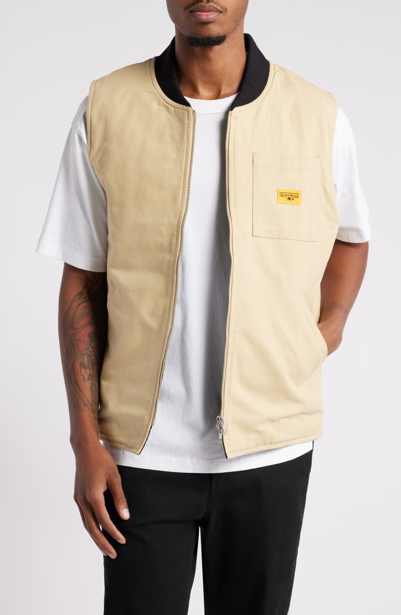 Service Works Padded Work Vest, Main, color, 