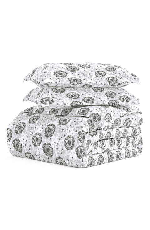 HOME SPUN Premium Ultra Soft 3-Piece Make a Wish Print Duvet Cover Set