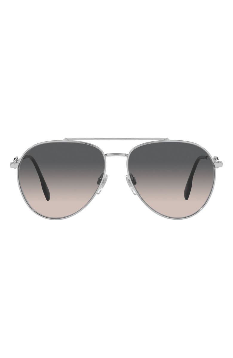 Burberry 58mm Pilot Sunglasses, Main, color,